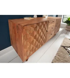 Invicta Interior Komoda Komodo Mystic Living 145 cm drewno akacja