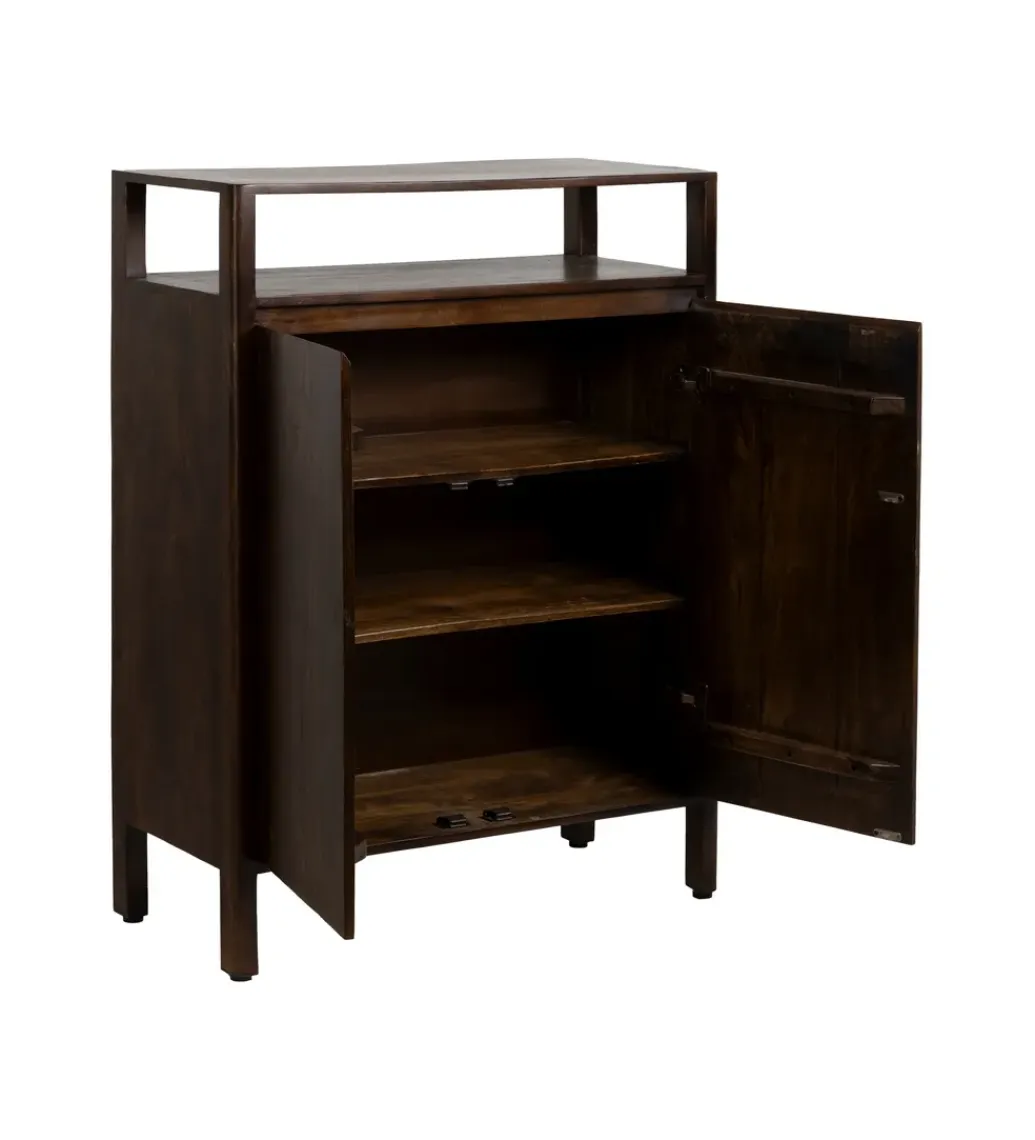 Zona-Design Komoda KURT 120 cm drewno mango ciemny brąz