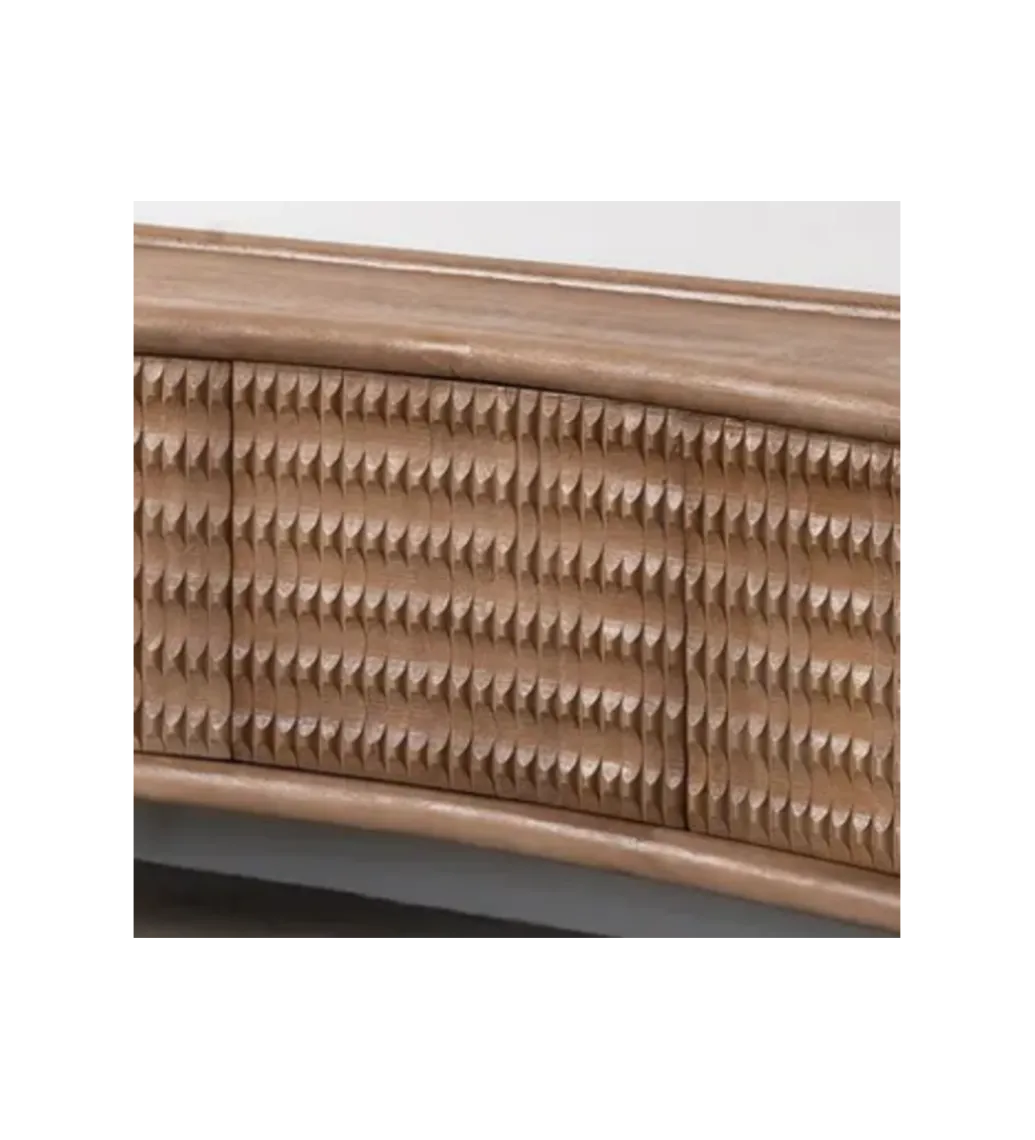 Zona-Design Komoda LANZZI 120 cm czarny mat/dąb artisan