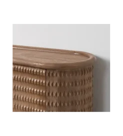 Zona-Design Komoda LANZZI 120 cm czarny mat/dąb artisan
