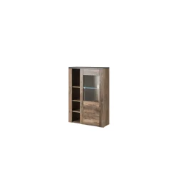 Helvetia Komoda LARONA 100 Cm O Wybarwieniu Satin Nussbaum z kolorem Touchwood