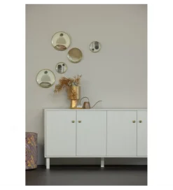 WOOOD Komoda MADU 160 cm drewno sosna szara