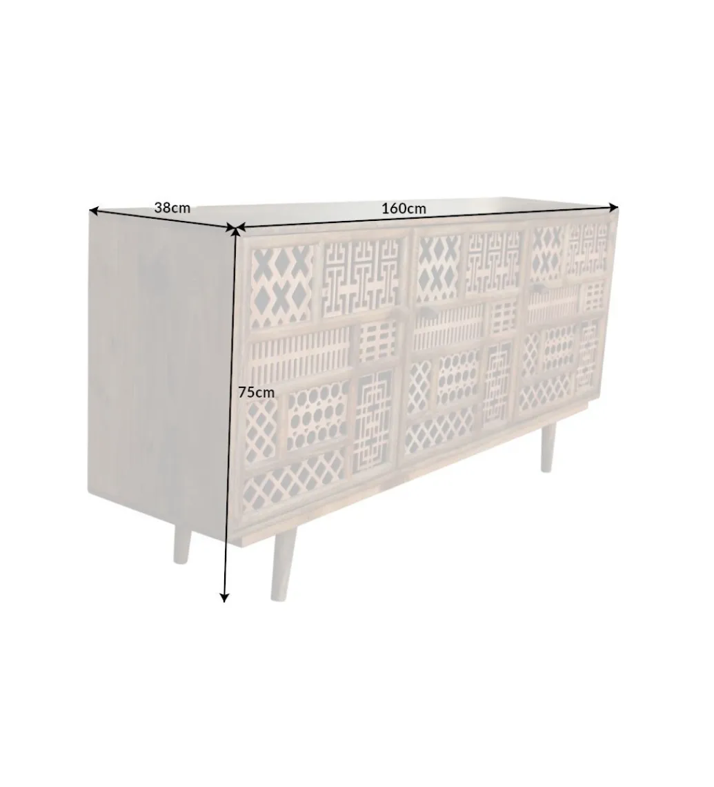 Invicta Interior Komoda Markant Marrakesch 160 cm drewno mango