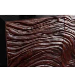 Invicta Interior Komoda MARU 175 cm drewno akacja w kolorze ciemnego orzecha