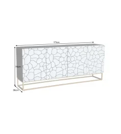Invicta Interior Komoda MASKAT 177 cm drewno mango brąz