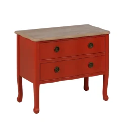 Zona-Design Komoda MASOL 80 cm drewno jodłowe Terakota