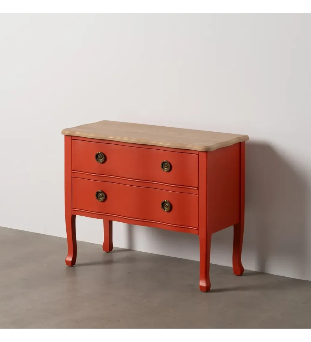 Zona-Design Komoda MASOL 80 cm drewno jodłowe Terakota