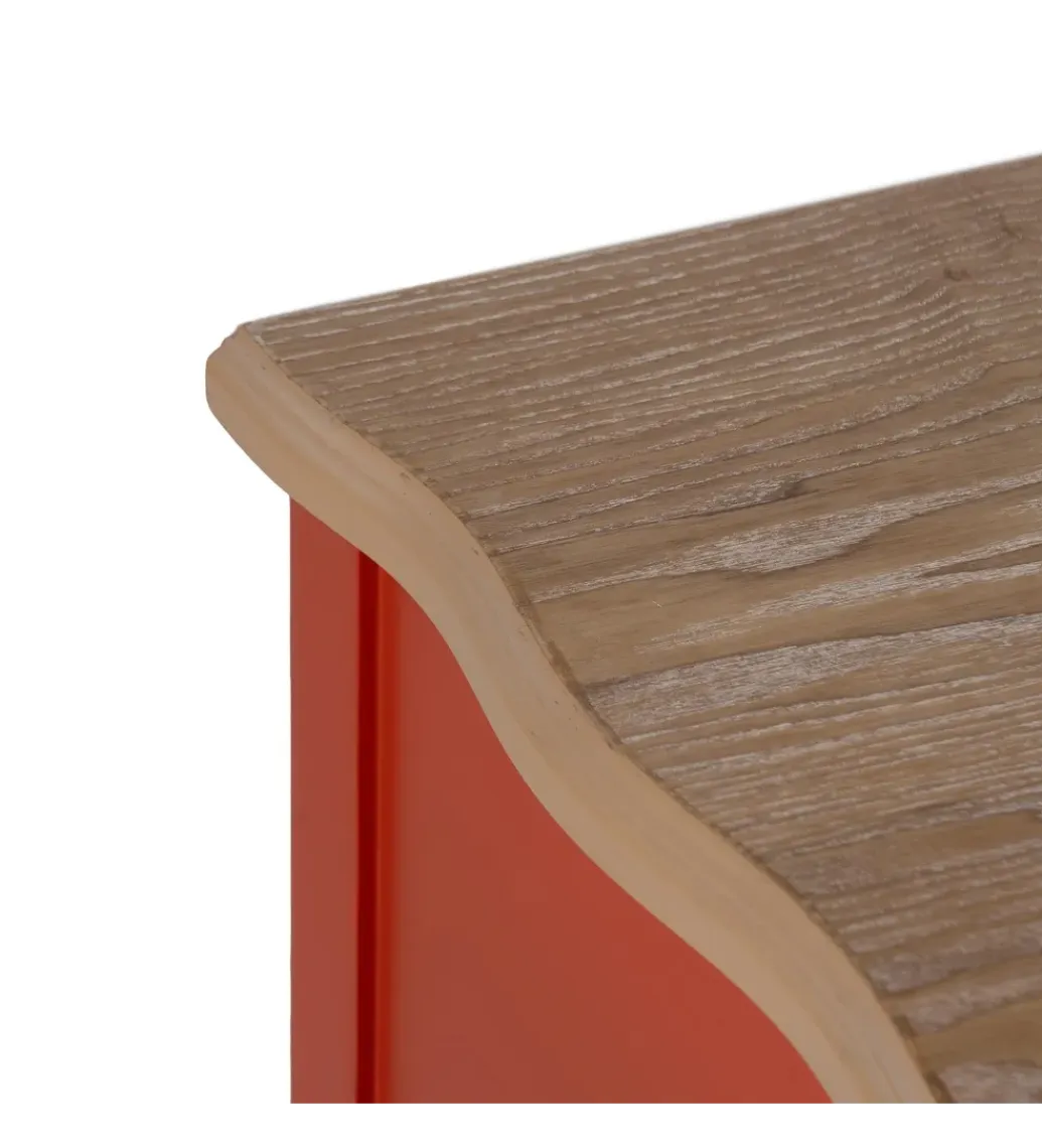 Zona-Design Komoda MASOL 80 cm drewno jodłowe Terakota