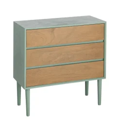 Zona-Design Komoda MESTARONY 75 cm naturalna zielona