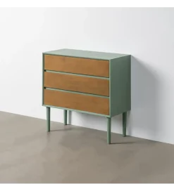 Zona-Design Komoda MESTARONY 75 cm naturalna zielona