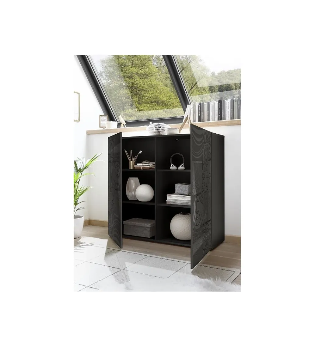 MCA Linia Włoska Komoda MIRO 120 cm antracyt