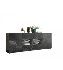 MCA Linia Włoska Komoda MIRO 240 cm antracyt