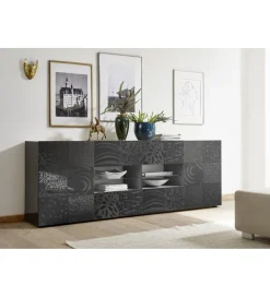 MCA Linia Włoska Komoda MIRO 240 cm antracyt