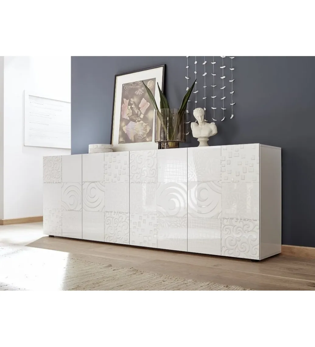 MCA Linia Włoska Komoda MIRO 240 cm biała