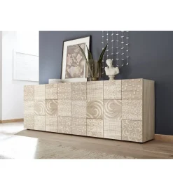 MCA Linia Włoska Komoda MIRO 240 cm dąb sonoma