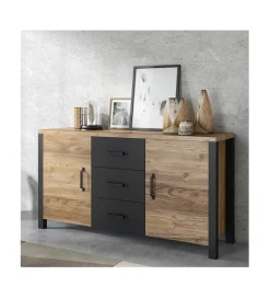 Helvetia Komoda OLIN WM 147 cm w optyce świerku Appenzeller