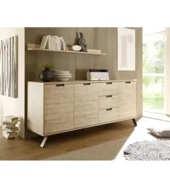 MCA Linia Włoska Komoda PALMA 206 Cm W Kolorze Dębowym