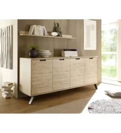 MCA Linia Włoska Komoda PALMA 207 Cm W Kolorze Dębowym