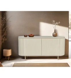 LF-Design Komoda PATOU 170 cm jasnobeżowy drewno mango