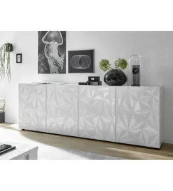 MCA Linia Włoska Komoda PRISMA 240 cm biała