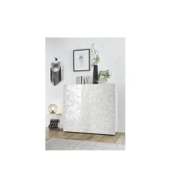 MCA Linia Włoska Komoda PRISMA 120 cm biała