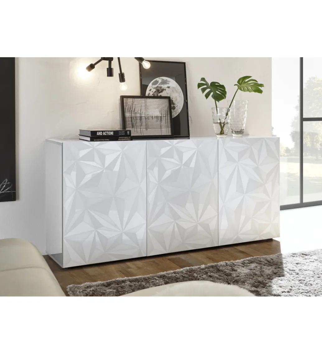 MCA Linia Włoska Komoda PRISMA 180 Cm biała