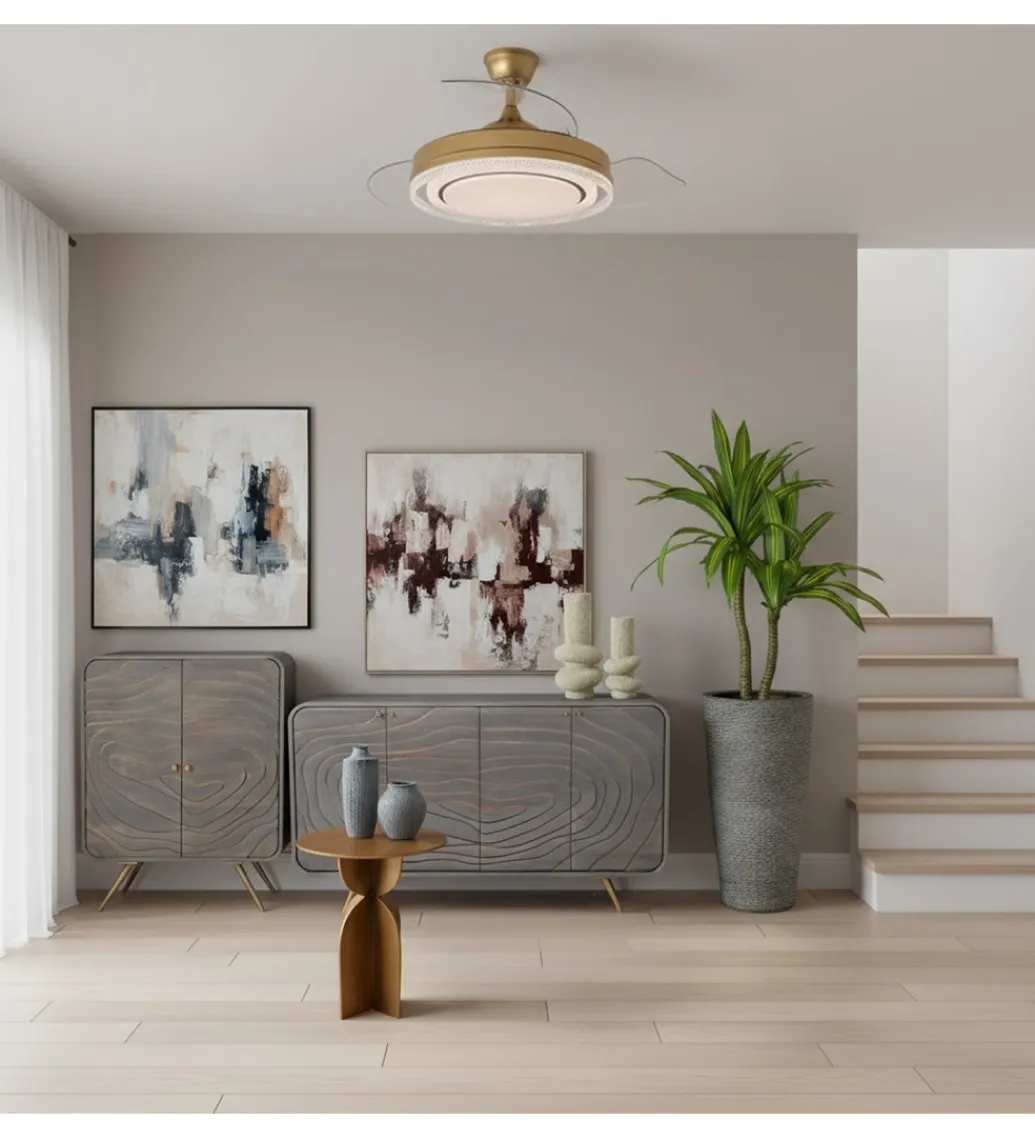 Exclusivas Komoda QUTINESKA 149 cm drewno mango szara