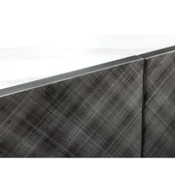 Invicta Interior Komoda REFLECTION 150 cm efekt 3D marmur antracyt