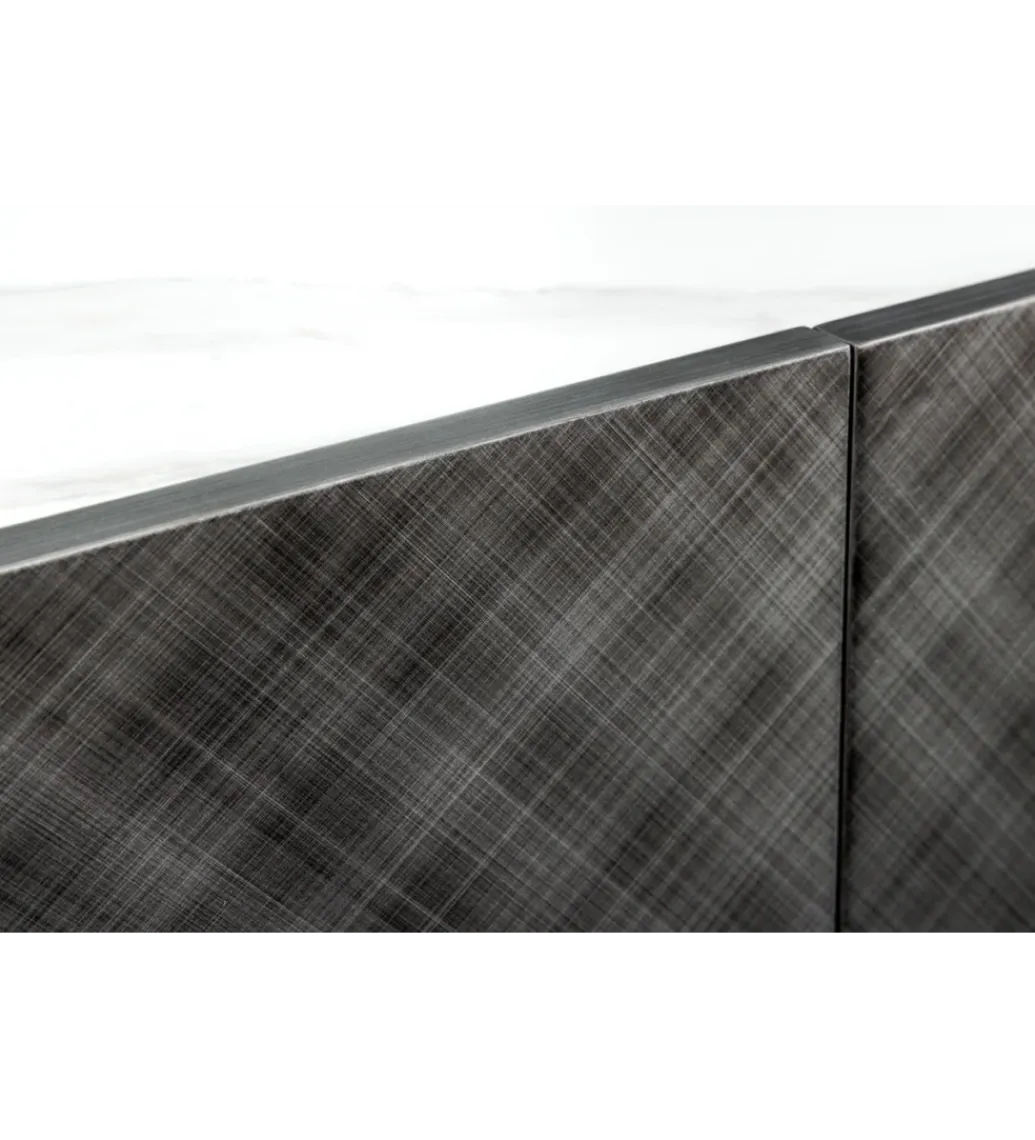Invicta Interior Komoda REFLECTION 150 cm efekt 3D marmur antracyt