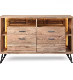 Exclusivas Komoda REGO 145 cm drewno akacja