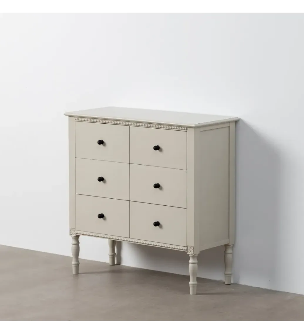 Zona-Design Komoda REID 75 cm jasnoszara