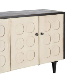 Zona-Design Komoda RESEME 160 cm czarnobiała