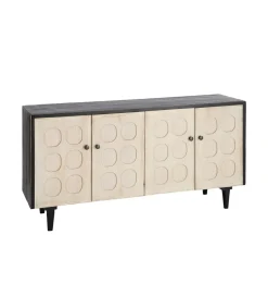 Zona-Design Komoda RESEME 160 cm czarnobiała