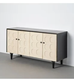 Zona-Design Komoda RESEME 160 cm czarnobiała