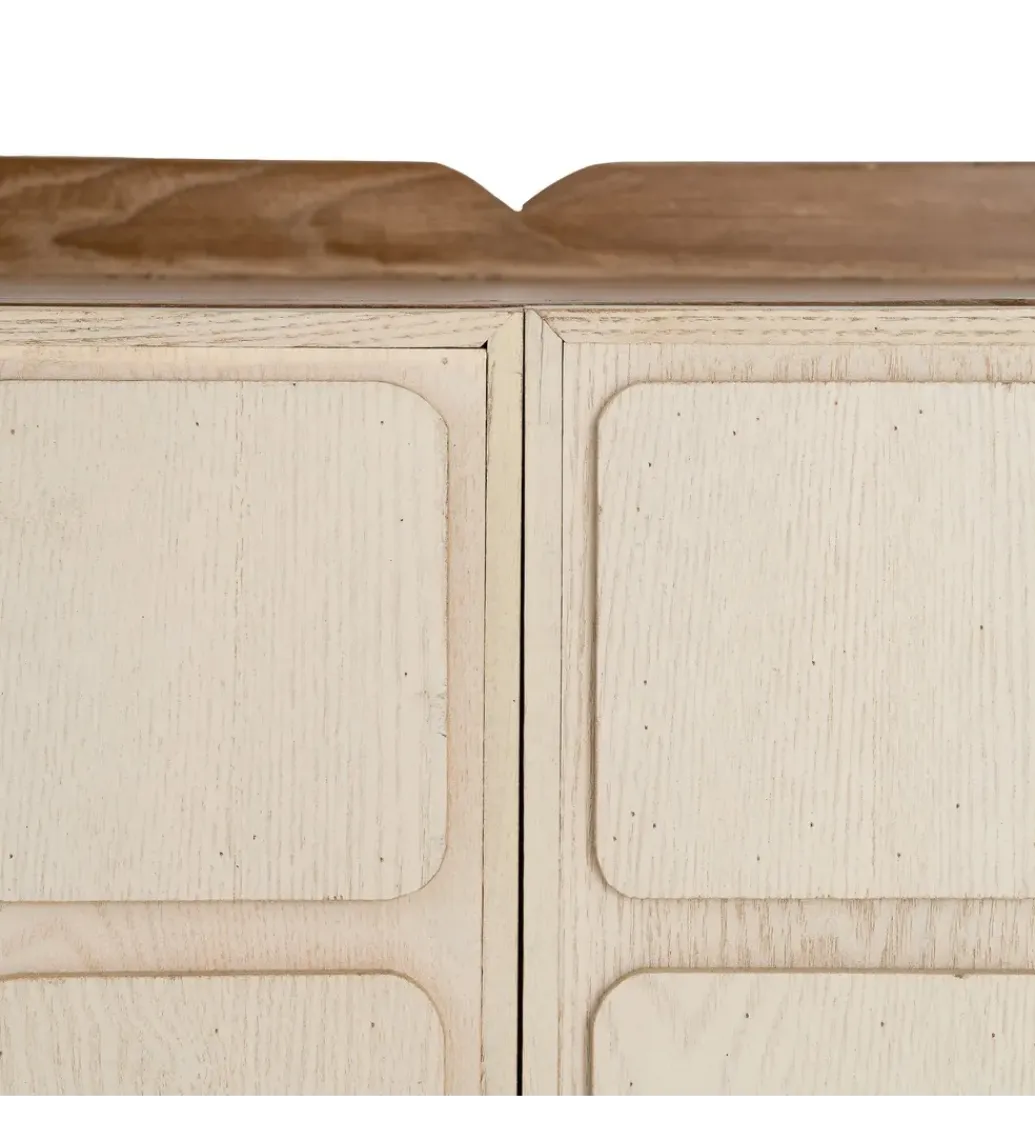 Zona-Design Komoda RESEME 180 cm naturalny biały