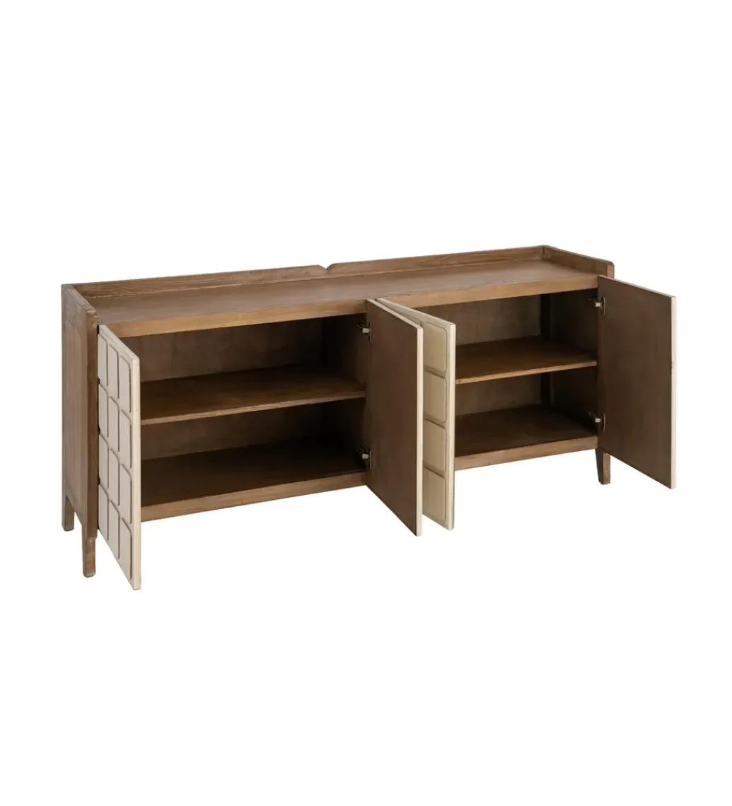 Zona-Design Komoda RESEME 180 cm naturalny biały