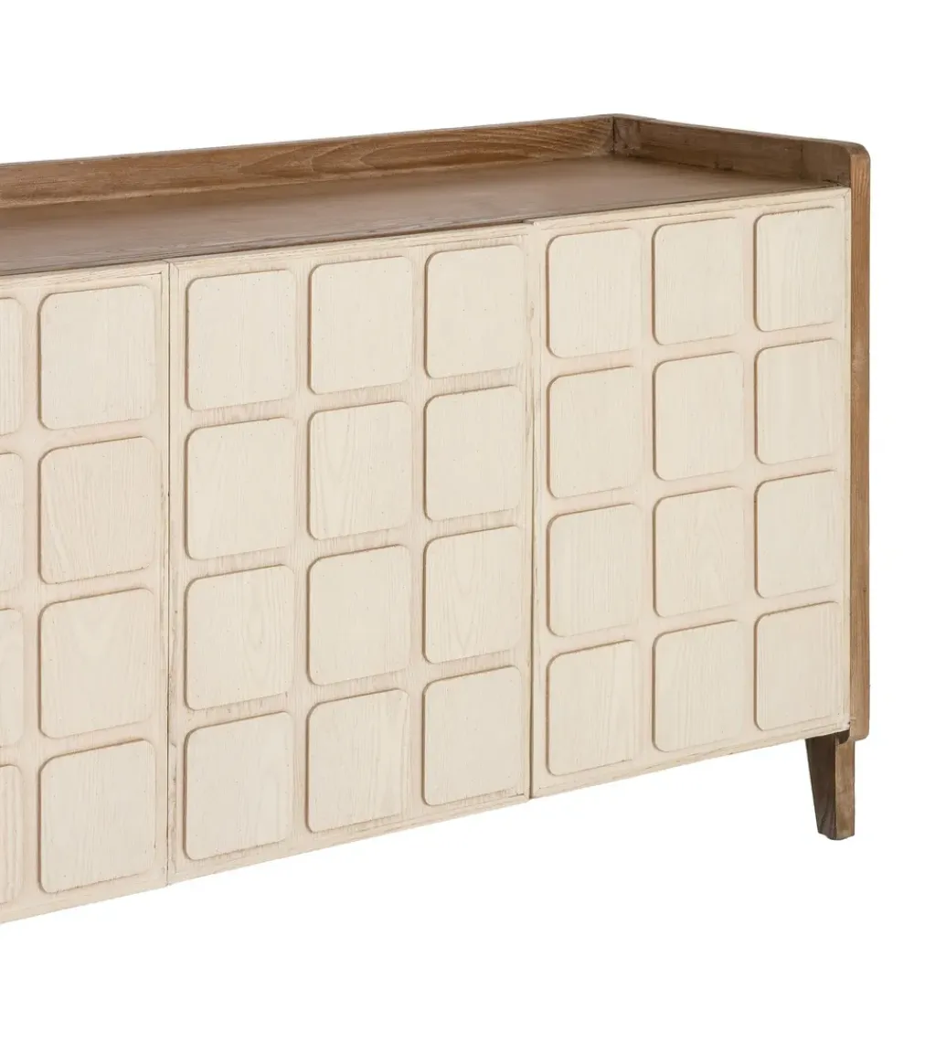 Zona-Design Komoda RESEME 180 cm naturalny biały