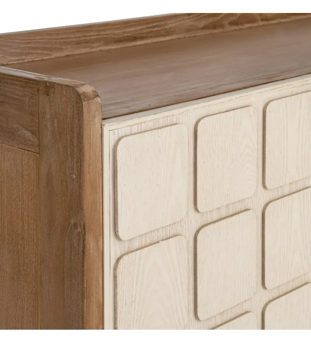 Zona-Design Komoda RESEME 180 cm naturalny biały