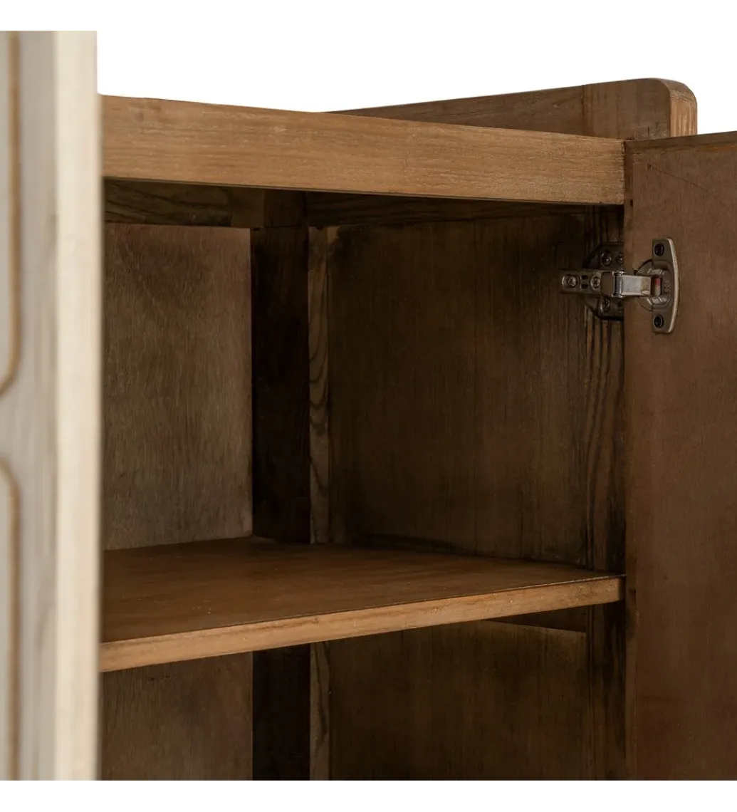 Zona-Design Komoda RESEME 180 cm naturalny biały