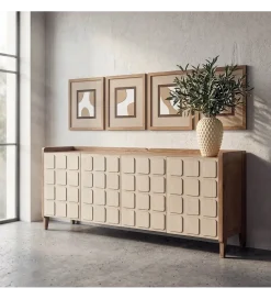Zona-Design Komoda RESEME 180 cm naturalny biały