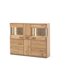 MCA Komoda SALVADOR 150 cm w optyce dębu naturalny