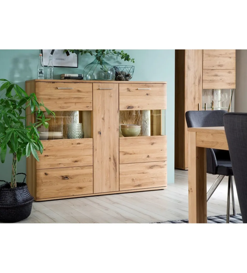 MCA Komoda SANTORI 150 cm dębowa