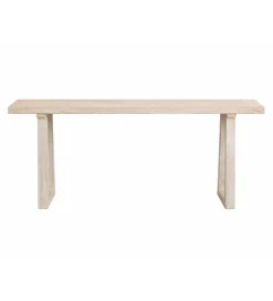 DENZO Komoda SARMUTO 210 cm drewno saur bielona