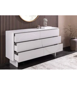 Invicta Interior Komoda SAVOY 150 cm biała