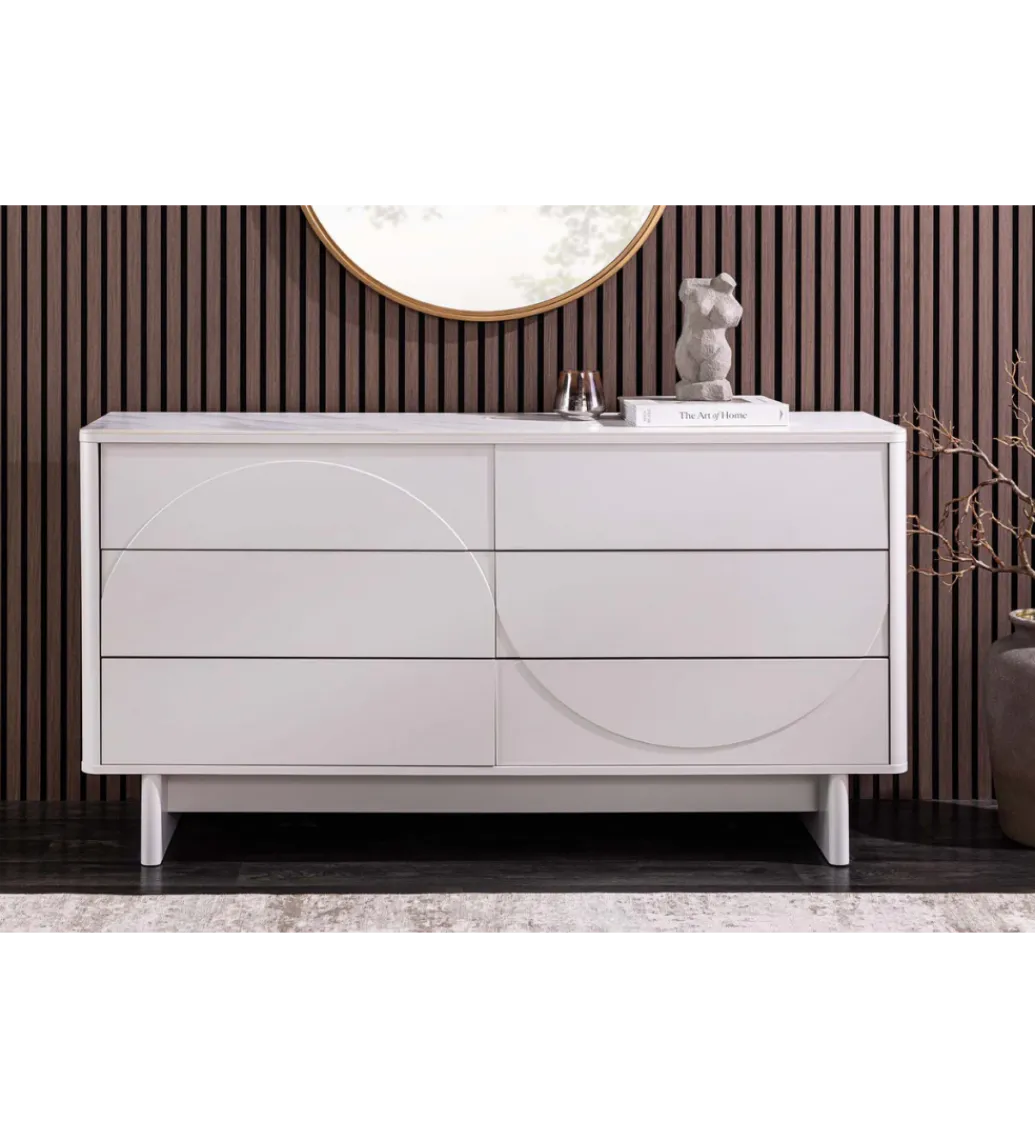Invicta Interior Komoda SAVOY 150 cm biała