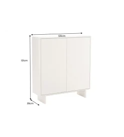 Invicta Interior Komoda SAVOY 130 cm biała