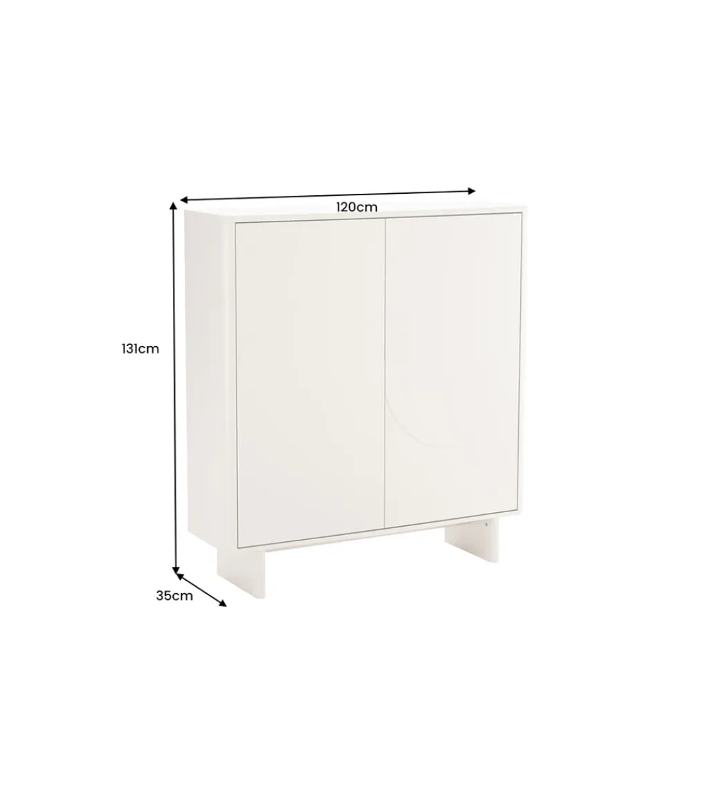 Invicta Interior Komoda SAVOY 130 cm biała