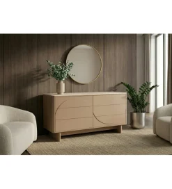 Invicta Interior Komoda SAVOY 150 cm ceramika w optyce trawertynu