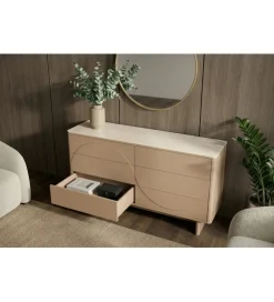 Invicta Interior Komoda SAVOY 150 cm ceramika w optyce trawertynu