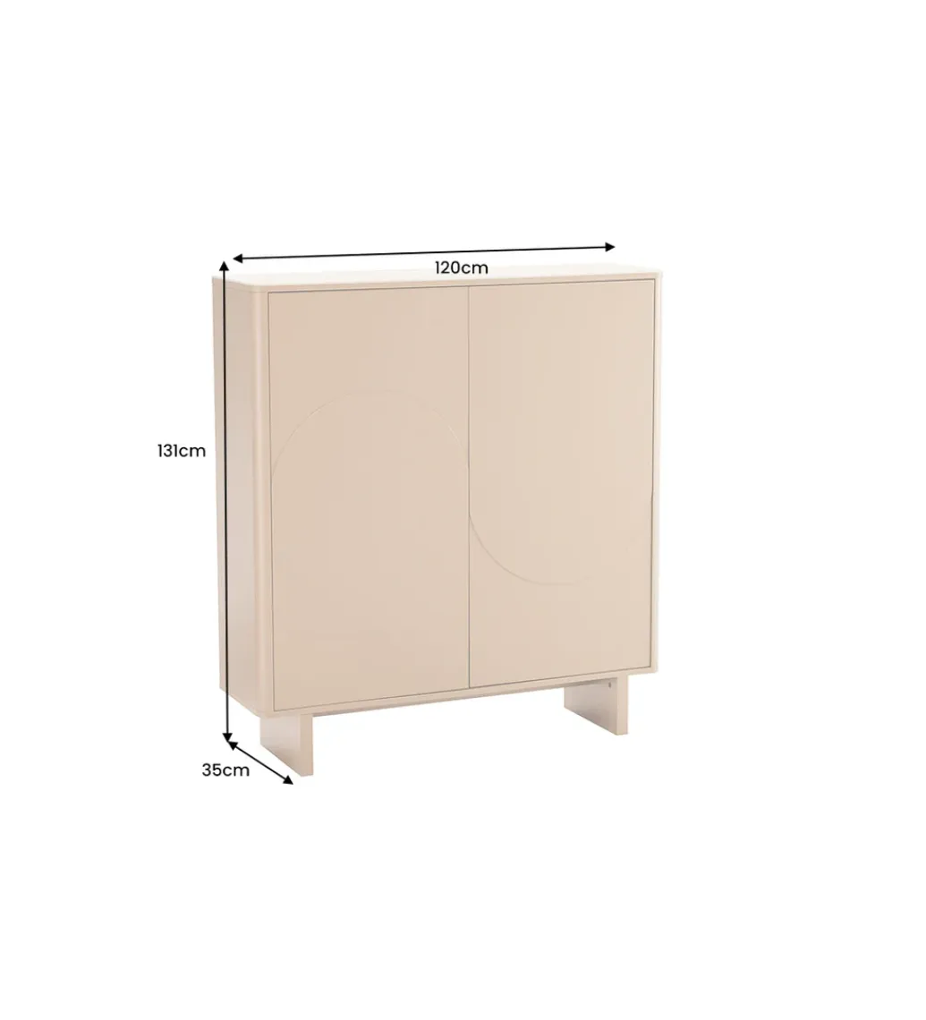 Invicta Interior Komoda SAVOY 130 cm kolor trawertynu